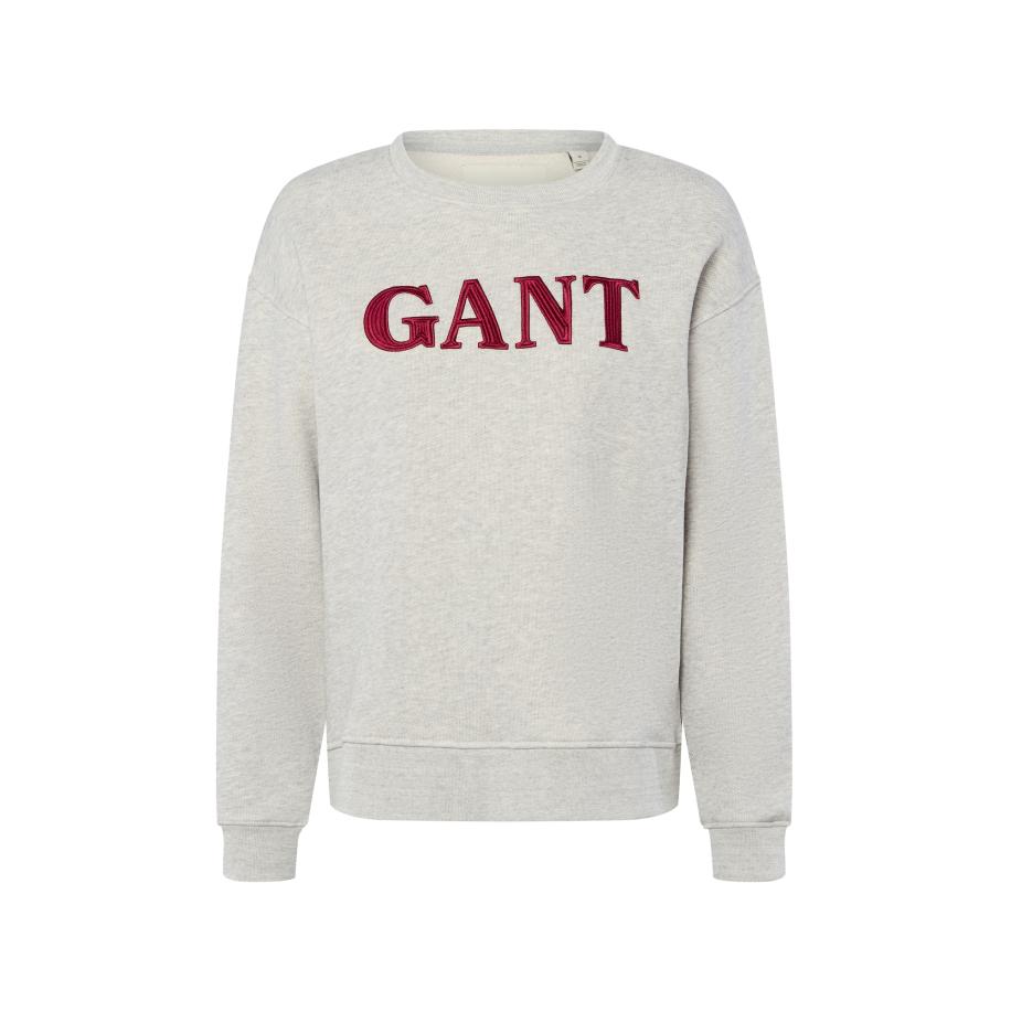 Gant GANT Sweatshirt lichtgrijs / rood -