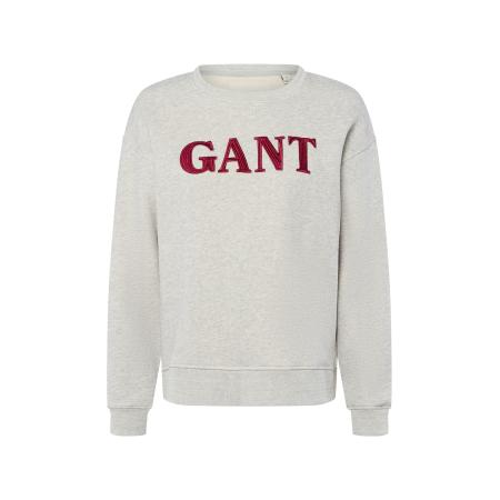 Gant GANT Sweatshirt lichtgrijs / rood