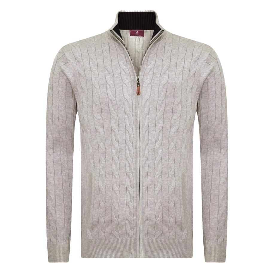 Williot Williot Gebreid vest grijs -