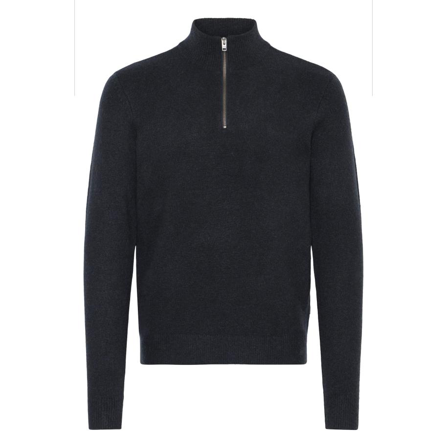 Casual Friday Casual Friday Trui CFHEINE halfzip donkerblauw -