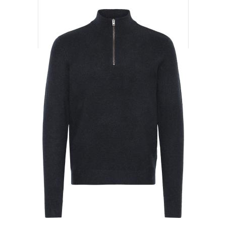 Casual Friday Casual Friday Trui CFHEINE halfzip donkerblauw