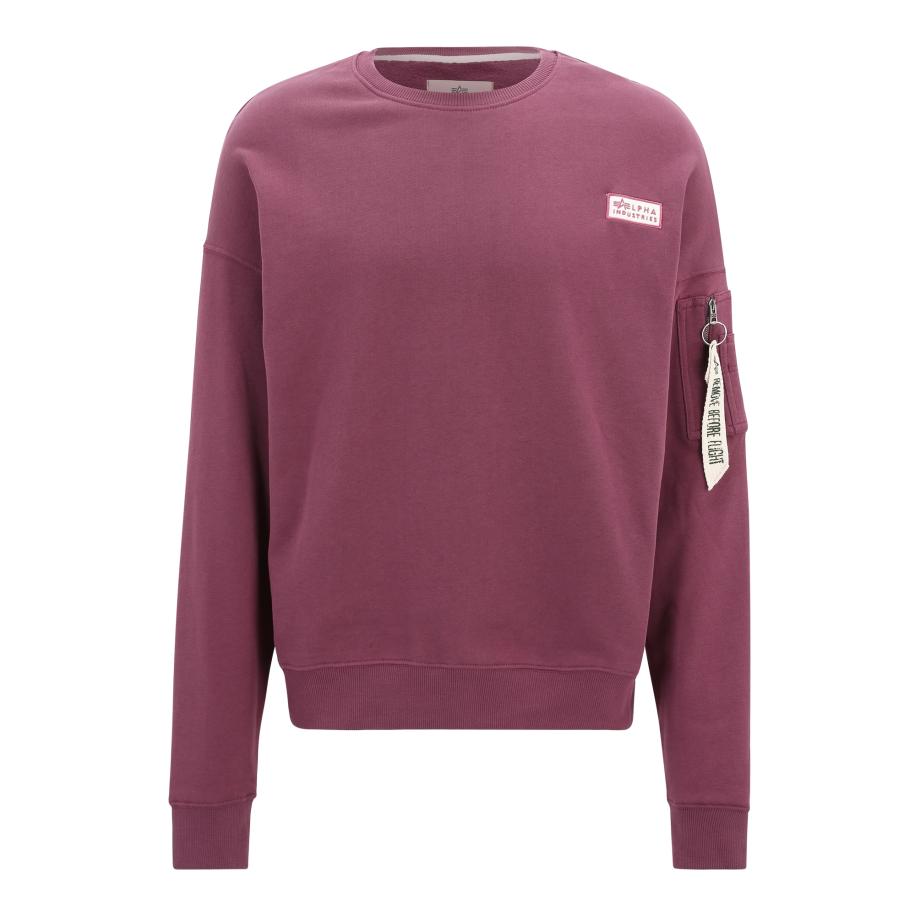 Alpha Industries ALPHA INDUSTRIES Sweatshirt crème / bourgogne -