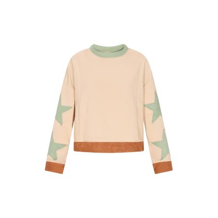 ebeeza ebeeza Sweatshirt Comfortable beige / bruin / pastelgroen