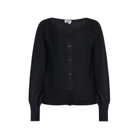 Sidona Sidona Gebreid vest zwart