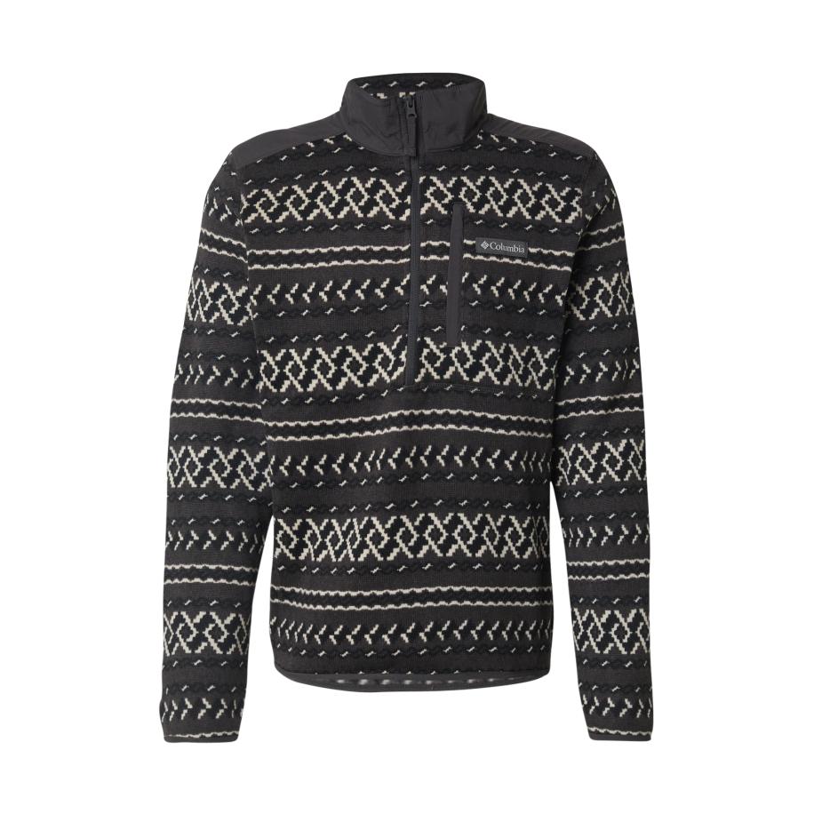 Columbia COLUMBIA Sporttrui Weather donkergrijs / zwart / wit -