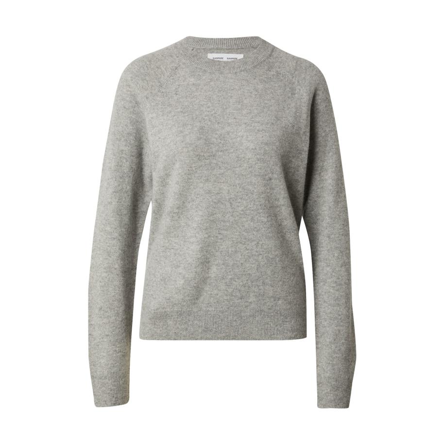 Samsøe & Samsøe Samsøe Samsøe Trui Boston grijs gemêleerd -