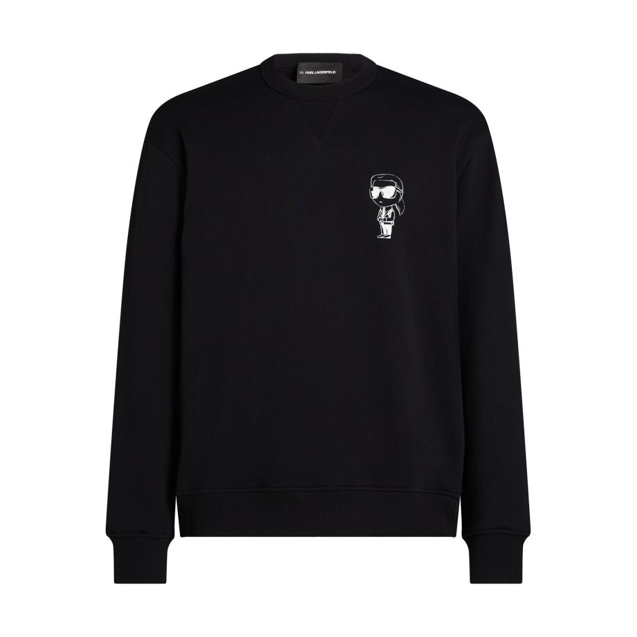 Karl Lagerfeld Karl Lagerfeld Sweatshirt zwart / wit -