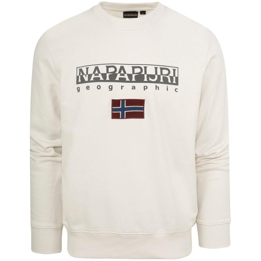 Napapijri Off-White Trui Bruin