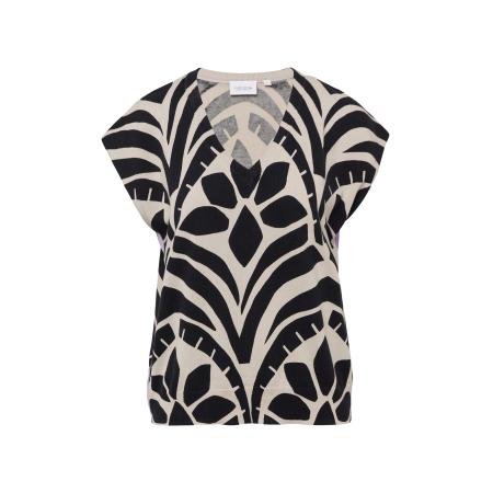 comma casual identity comma casual identity Trui ecru / zwart