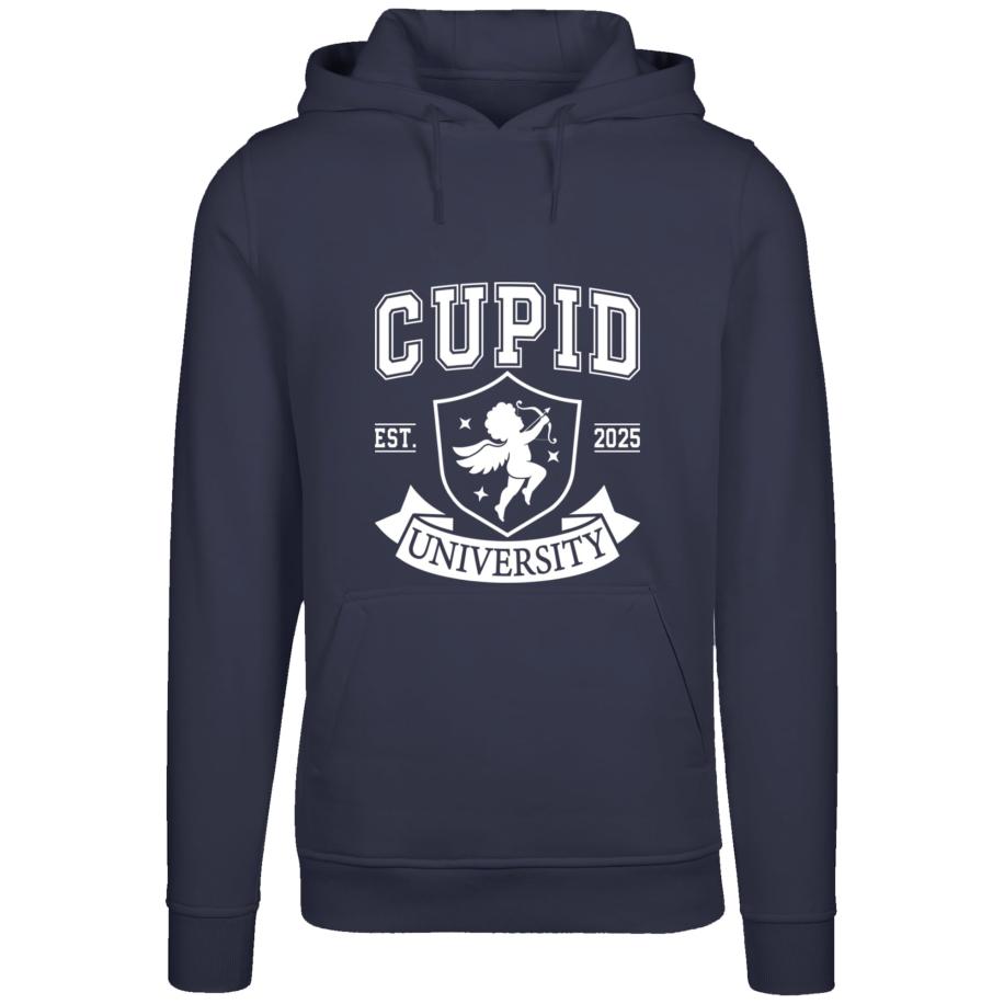 F4NT4STIC F4NT4STIC Sweatshirt Cupid University Valentinstag donkerblauw / wit -