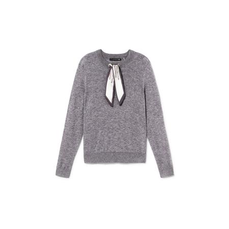 Lola Casademunt Lola Casademunt Trui navy / grijs gemêleerd / wit