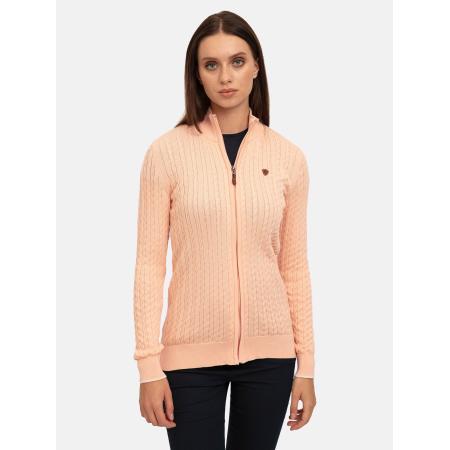 Williot Williot Gebreid vest perzik