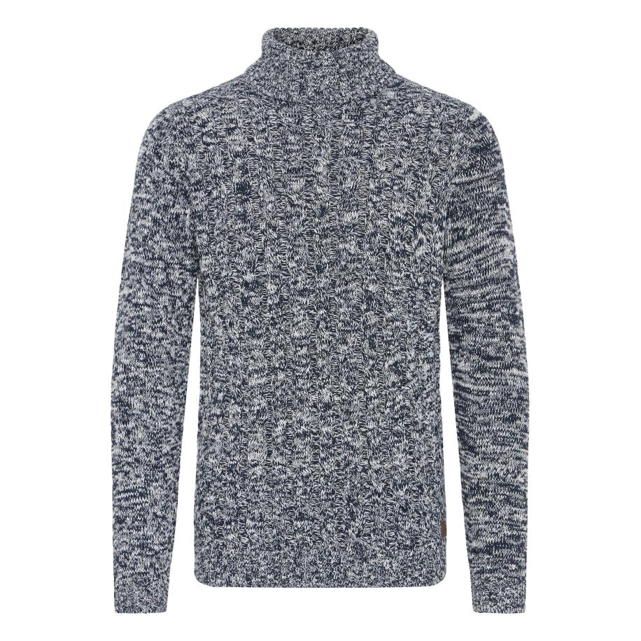 !Solid Trui SDRino marine / wit Blauw