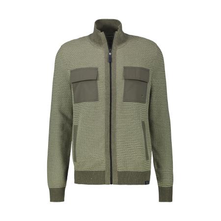 Lerros LERROS Gebreid vest groen / olijfgroen