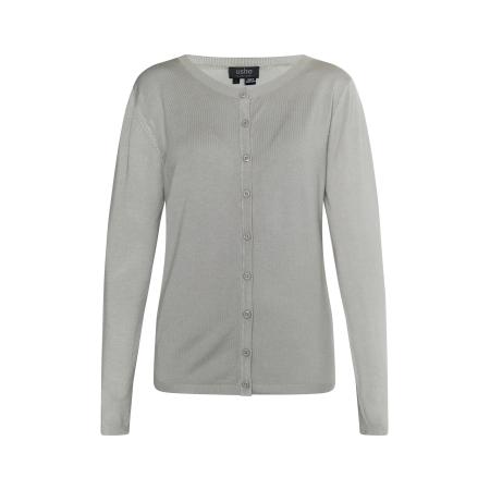 Usha usha BLACK LABEL Gebreid vest Nowles grijs