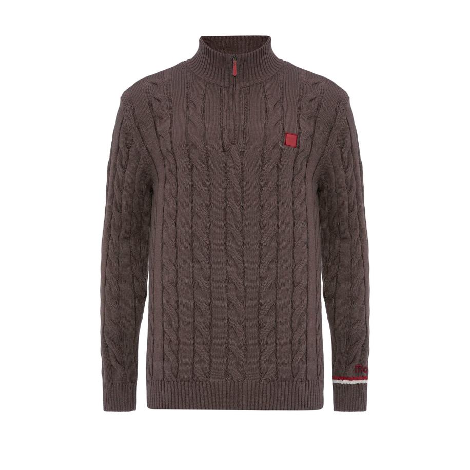 Moxx Paris Moxx Paris Trui bruin / rood -