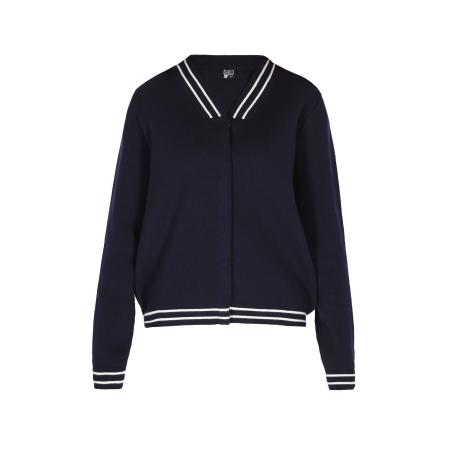 DreiMaster DreiMaster Maritim Gebreid vest marine / wit