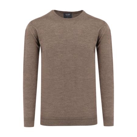 OLYMP SIGNATURE Soft Business Trui ronde hals noga, Effen