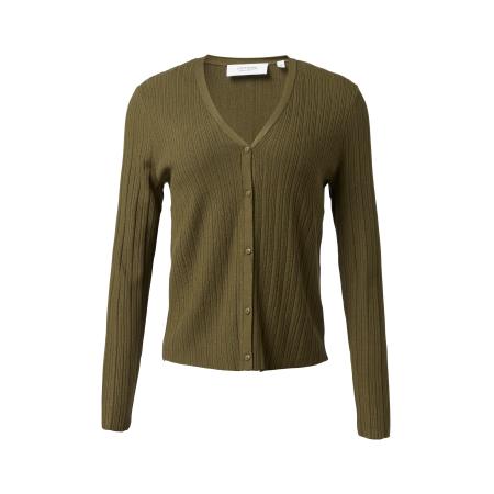 comma casual identity comma casual identity Gebreid vest olijfgroen