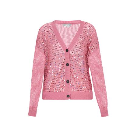 Usha Usha Gebreid vest orchidee