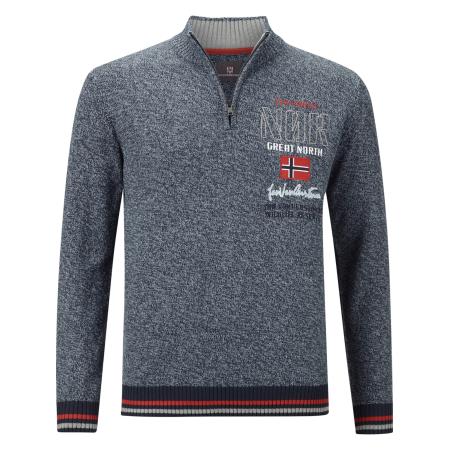 jan vanderstorm Jan Vanderstorm Trui Cajetan donkerblauw