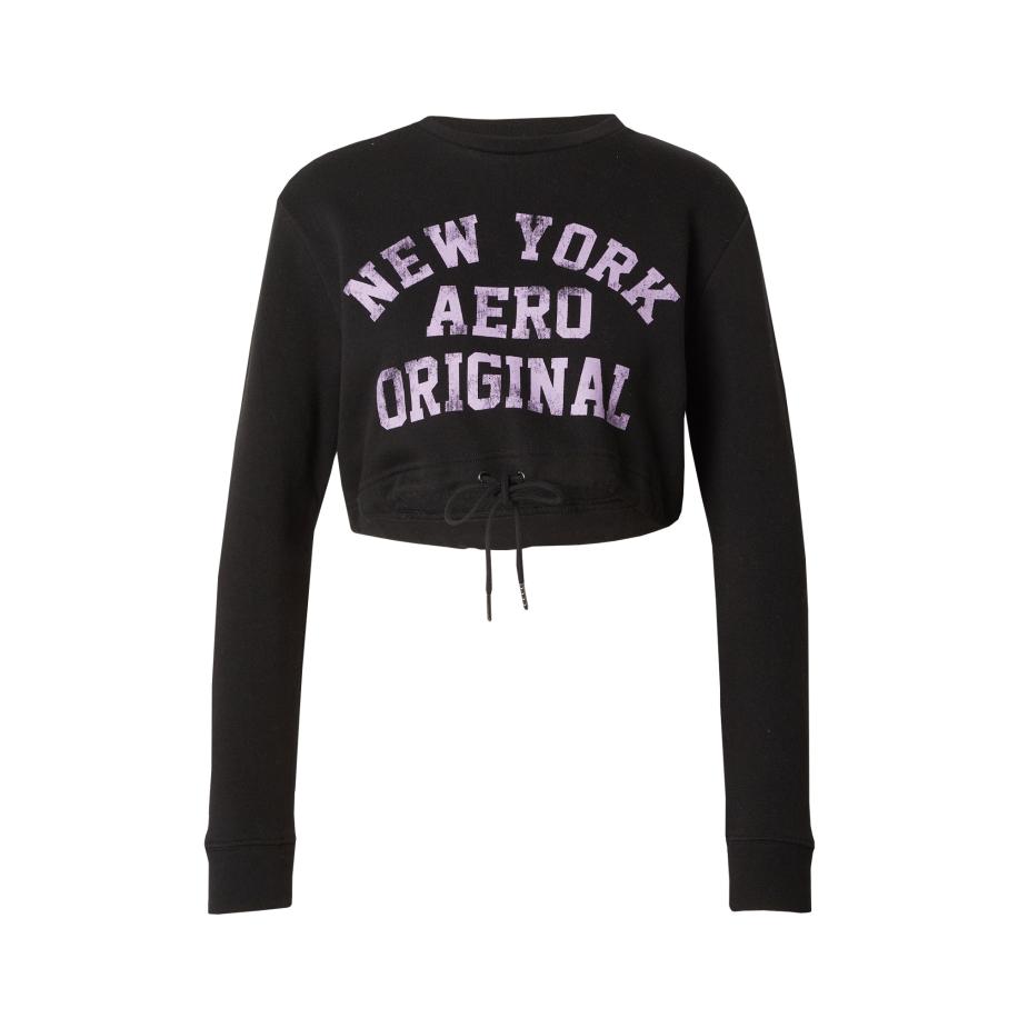 Aeropostale AÉROPOSTALE Sweatshirt NEW YORK ORIGINAL lila / zwart -