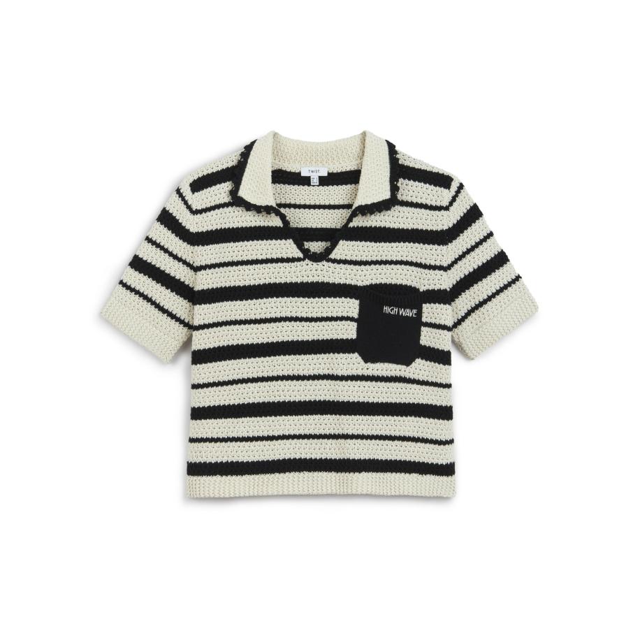 Twist Twist Trui beige / zwart -