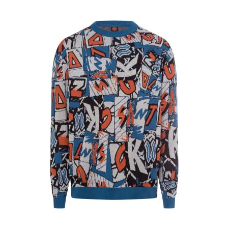 Santa Cruz Santa Cruz Trui blauw / grijs / oranje / zwart