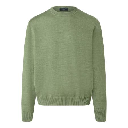 MAERZ Superwash Trui ronde hals, Effen