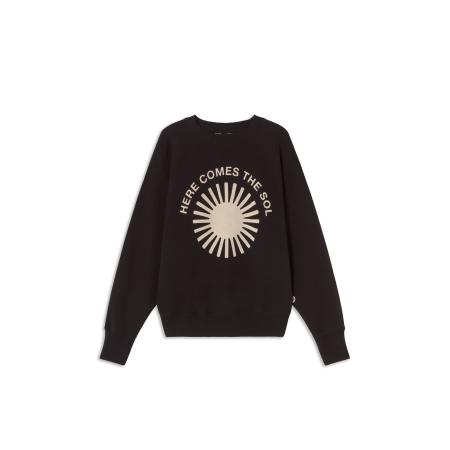 thinking mu Thinking MU Sweatshirt Sol beige / zwart