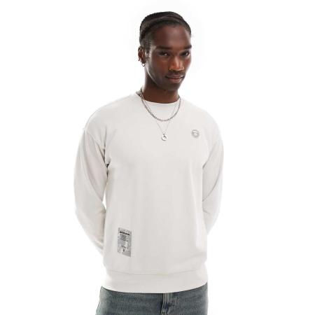 AAPE By A Bathing Ape - Gebreide trui met logo in grijs-Zwart