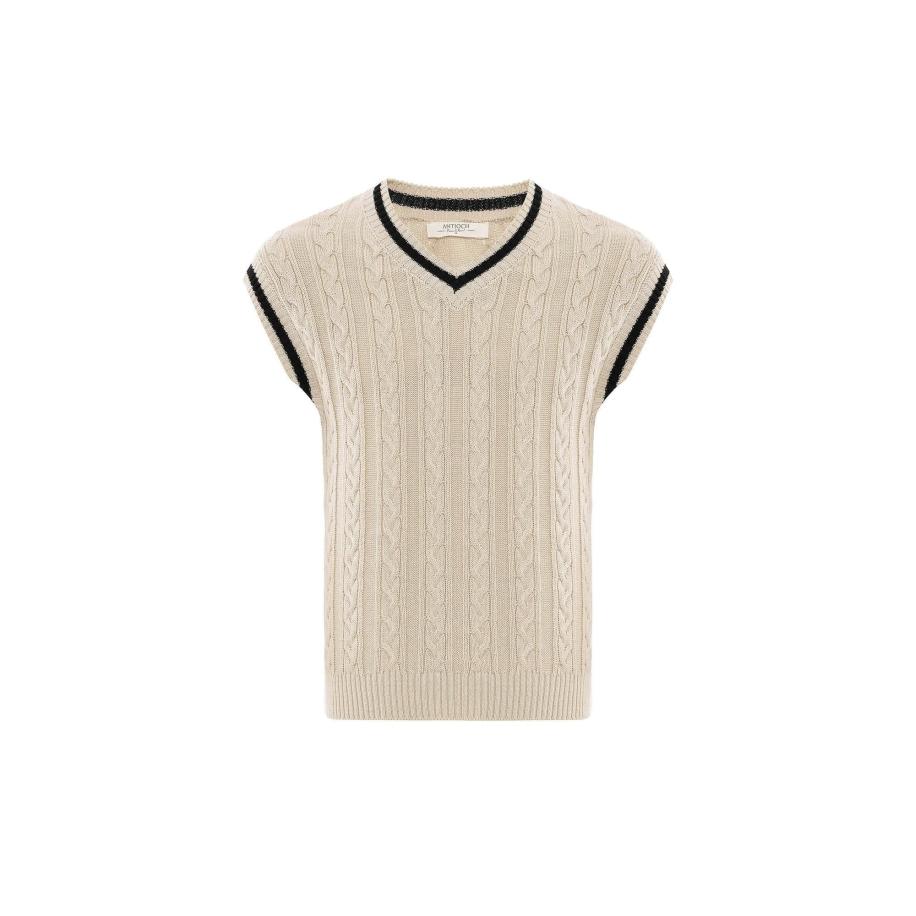 Antioch Antioch Trui stone grey / zwart -