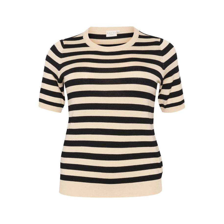 Kaffe KAFFE CURVE Trui Maji beige / zwart -