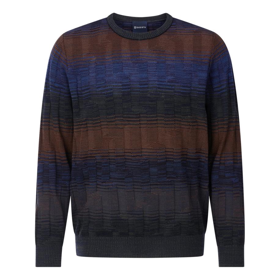 BABISTA BABISTA Trui Benedor navy / nachtblauw / bruin -