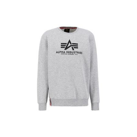 ALPHA INDUSTRIES Sweatshirt lichtgrijs / zwart