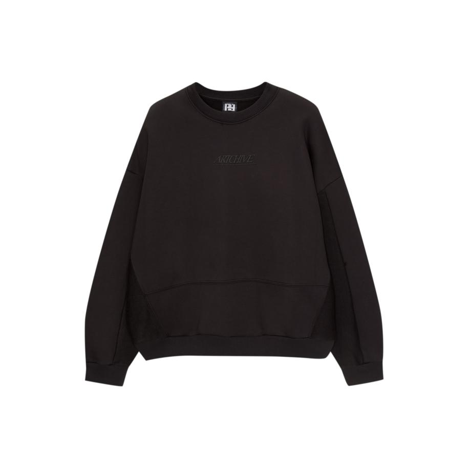 Pull&Bear Sweatshirt zwart Zwart