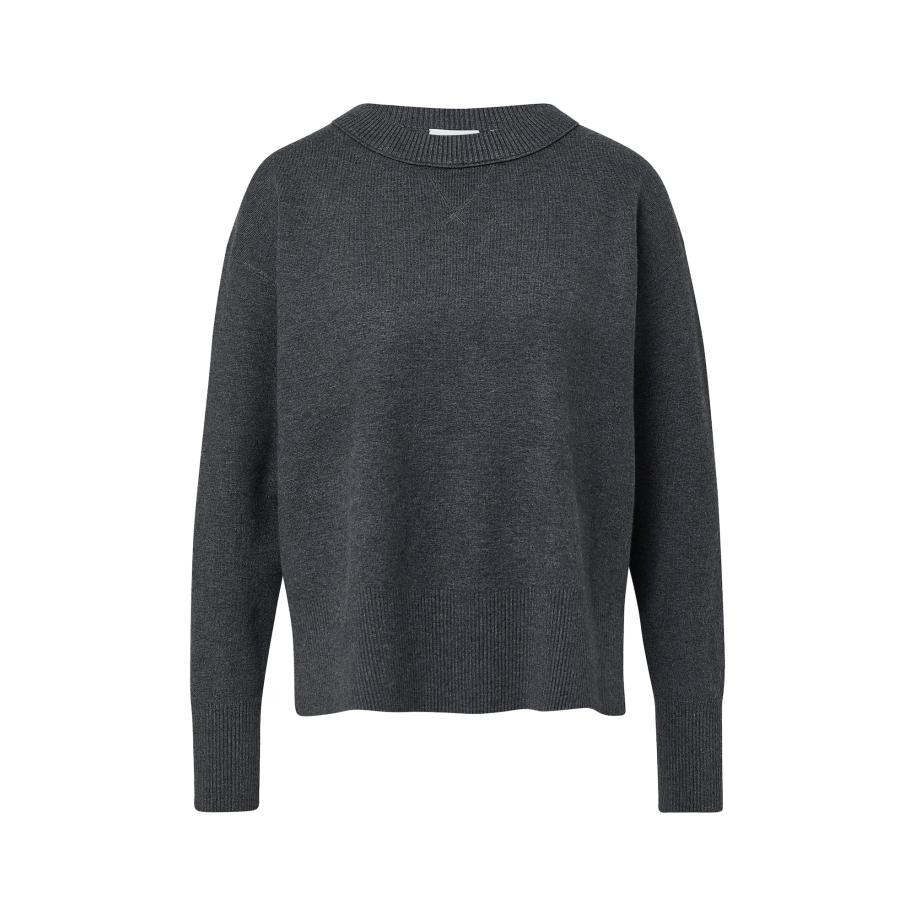 comma casual identity comma casual identity Trui grijs -