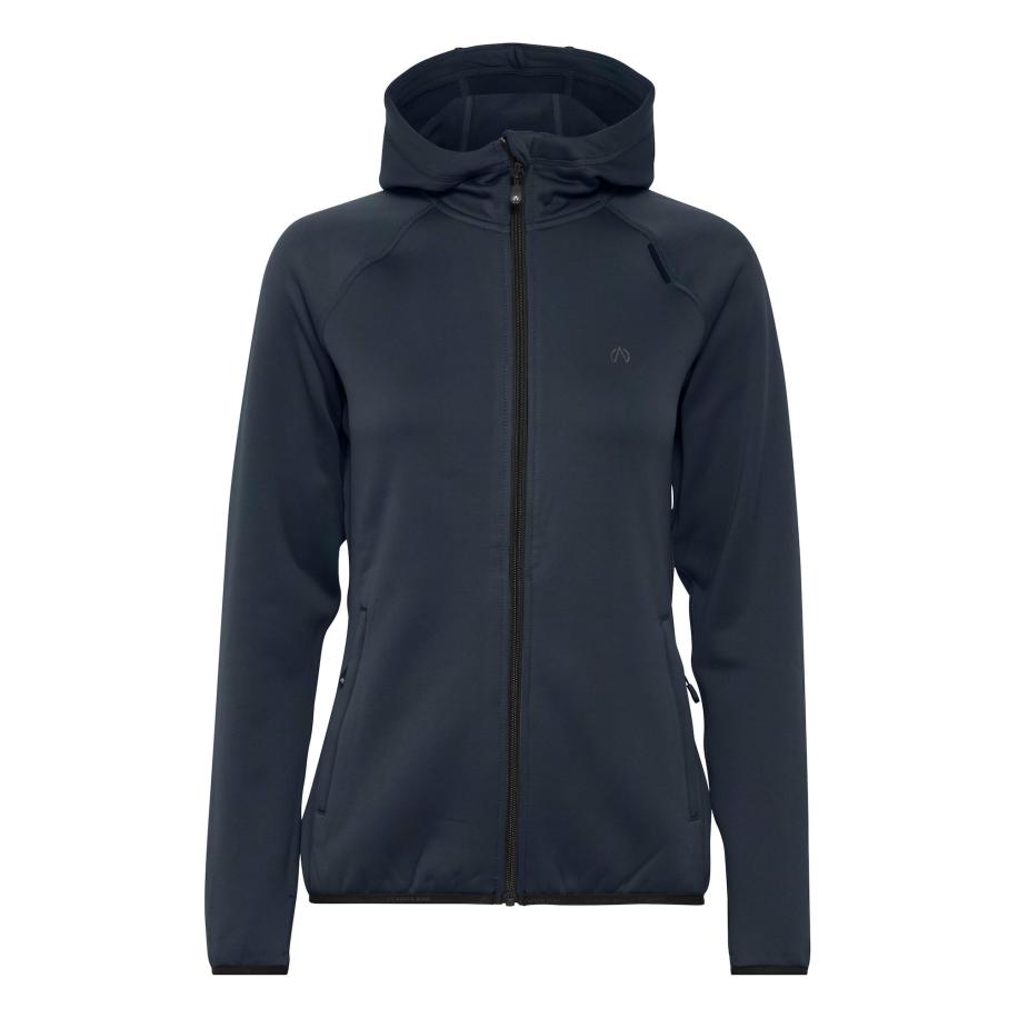 North Bend North Bend Fleece jas Berta nachtblauw -