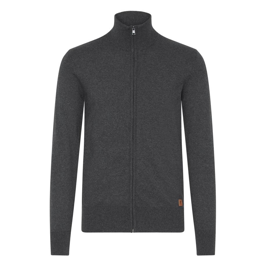 BLEND Gebreid vest BHFippo grijs Grijs