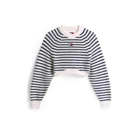 Tommy Jeans Tommy Jeans Trui navy / wit