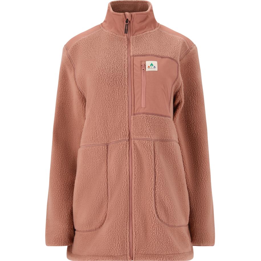 Whistler Fleece jas bruin Bruin