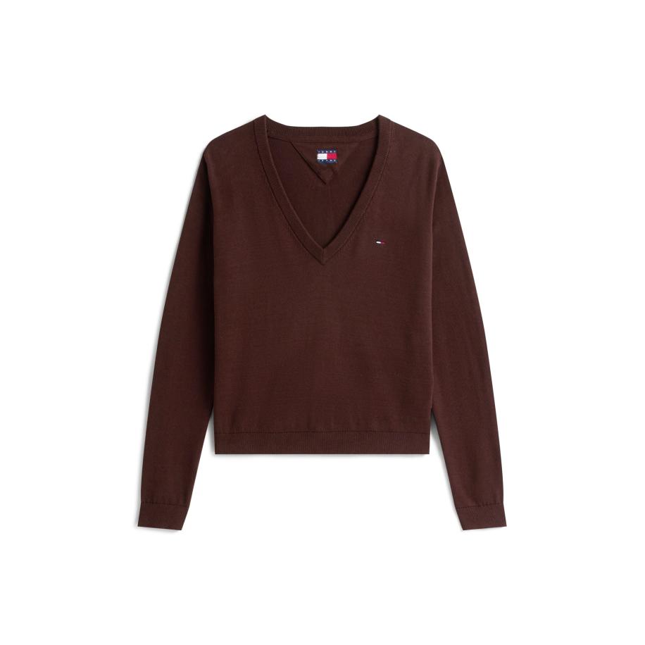 Tommy Jeans Tommy Jeans Trui ESSENTIAL navy / bruin / rood / wit -