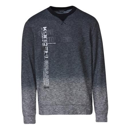 KOROSHI Sweatshirt marine / zwart / wit