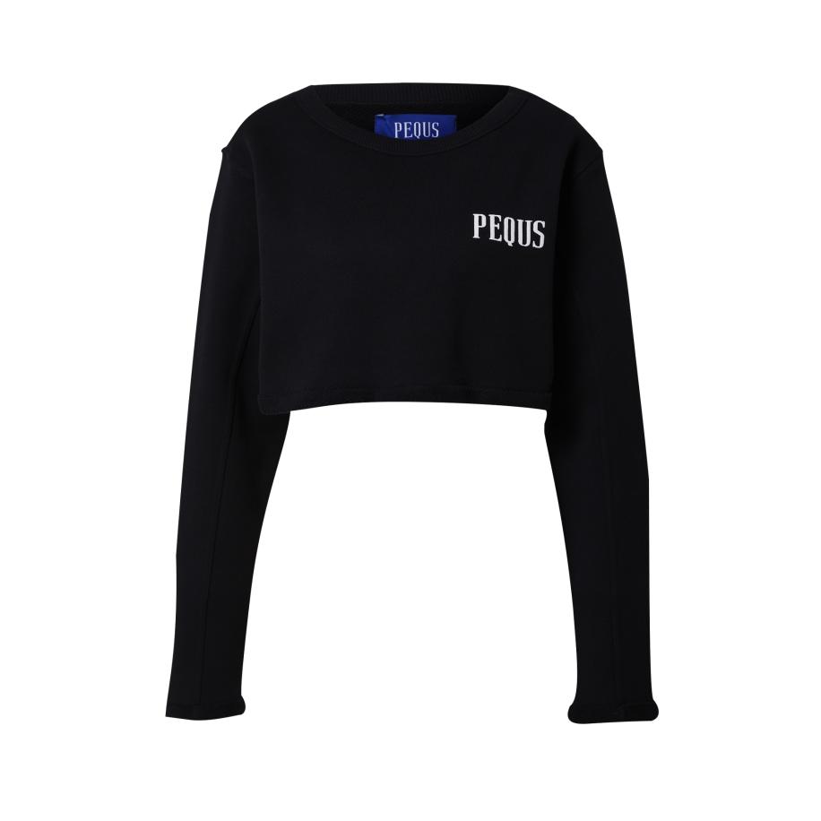 Pequs Pequs Sweatshirt zwart / wit -