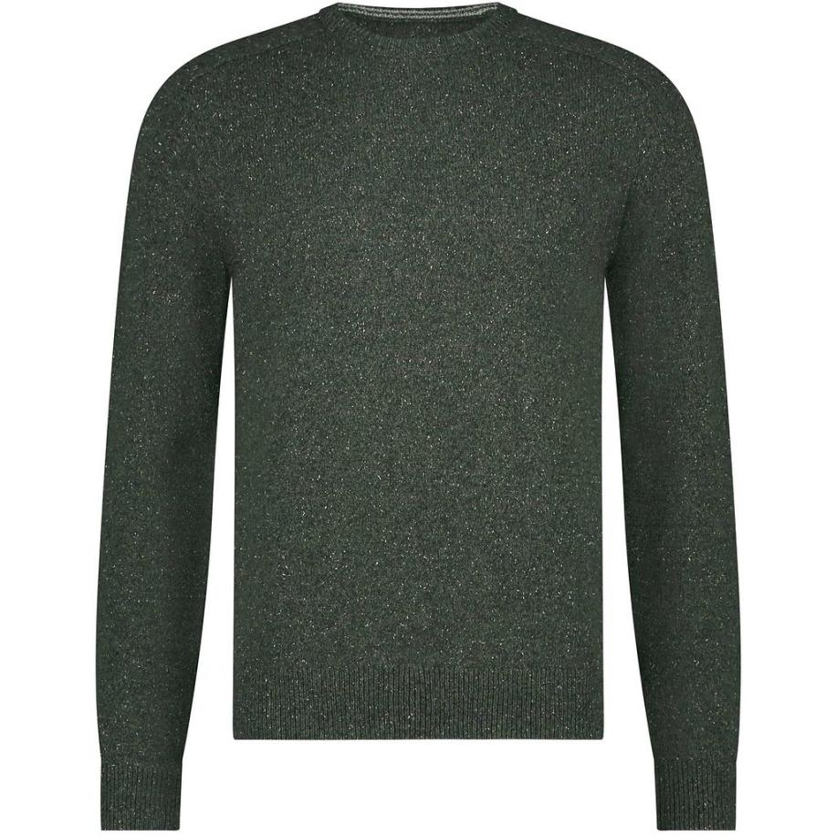 State Of Art Trui Donegal Melange Donkergroen Groen