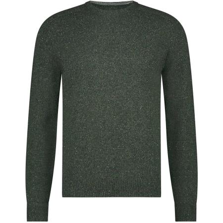 State Of Art Trui Donegal Melange Donkergroen