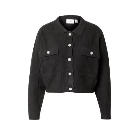 Vila VILA Gebreid vest VIJulisa zwart