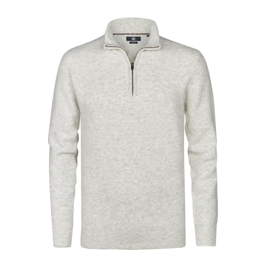 Petrol Industries Petrol Industries Trui wit gemêleerd -