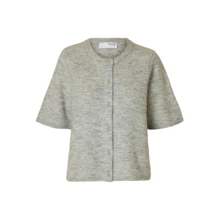 Selected SELECTED Gebreid vest LULU grijs