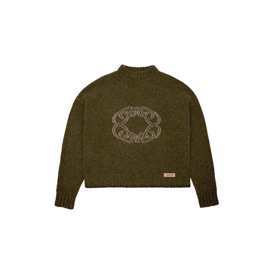 Prohibited Trui Legacy olijfgroen / rosa Groen